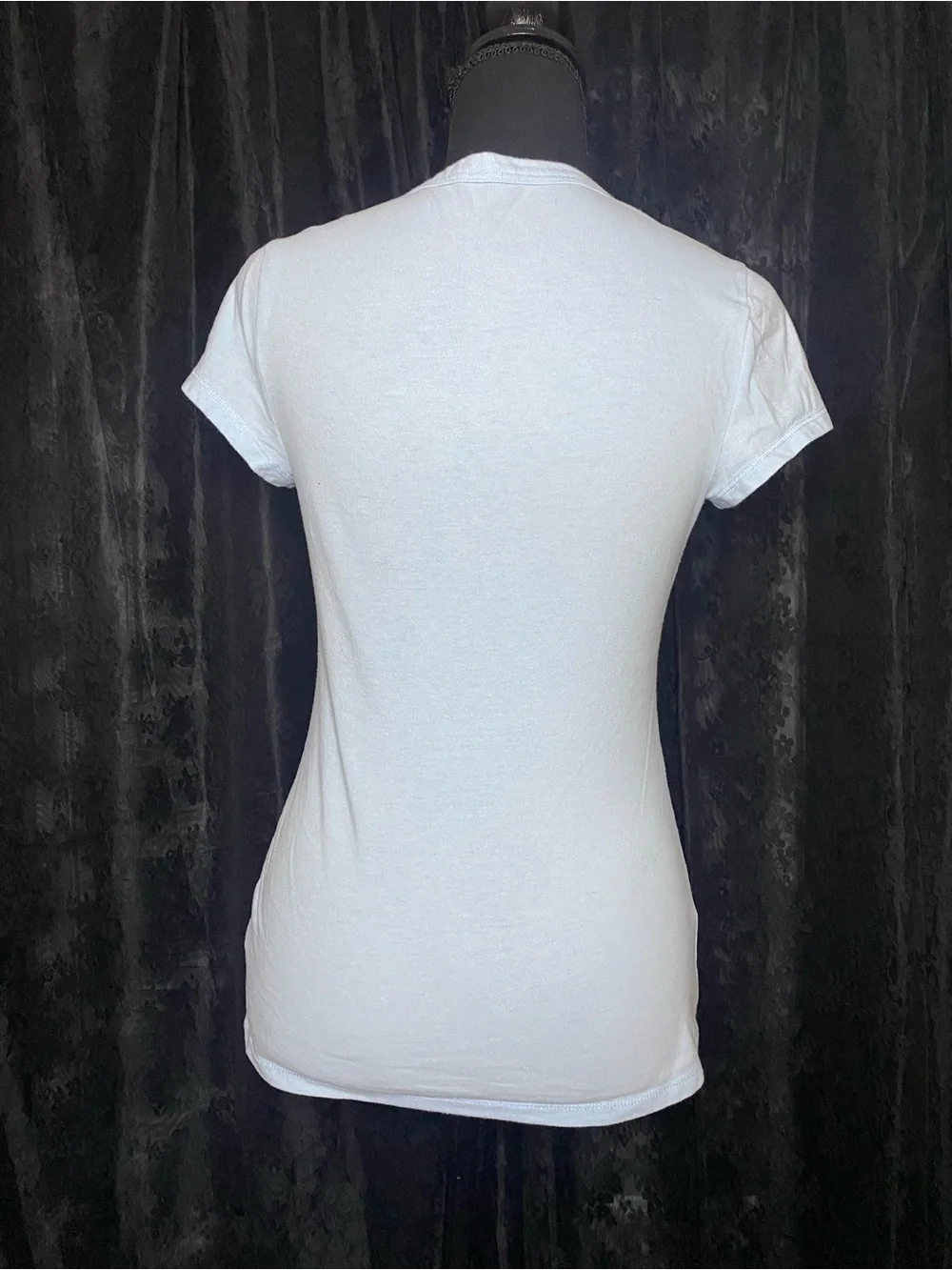 Y2K Minimalist Clean Girl Blue Tee